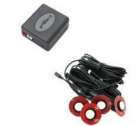 Sensore parcheggio Sensore Piano 13 Mm Paraurti Posteriore Profondità Regolabile Sensore Parcheggio 16 Mm Supportare Sistemi Radar Posteriori Paraurti Sensori Parcheggio Retromarcia(White)