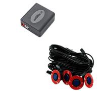 Sensore parcheggio Sensore Piano 13 Mm Paraurti Posteriore Profondità Regolabile Sensore Parcheggio 16 Mm Supportare Sistemi Radar Posteriori Paraurti Sensori Parcheggio Retromarcia(Blue)