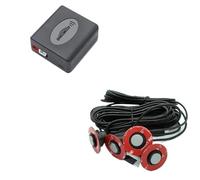 Sensore parcheggio Sensore Piano 13 Mm Paraurti Posteriore Profondità Regolabile Sensore Parcheggio 16 Mm Supportare Sistemi Radar Posteriori Paraurti Sensori Parcheggio Retromarcia(Gray)