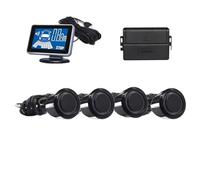 Sensore parcheggio Sistemi Sensori Parcheggio Auto Radar Retromarcia 4 Sensori Parcheggio Kit Parktronic Per Garage Rilevamento Della Distanza Cicalino Avviso Sensori Geomagnetici Auto(Black)