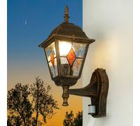 Sensore Parete Esterno Luce Lampada con di Movimento IN Antico Rustico Cortile