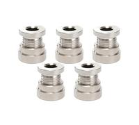 Sensore Particolato Elettrolitico Lambda O2 Sensore Ossigeno Nichel Dado Connettore Placcato M18 1.5 Tappo Adattatore Spacer Extender Metallo Saldato Bullone Nox Sensor(5piece)