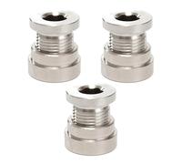 Sensore Particolato PM Elettrolitico Lambda O2 Sensore Ossigeno Nichel Dado Connettore Placcato M18 1.5 Tappo Adattatore Spacer Extender Metallo Saldato Bullone NOx(3piece)