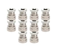 Sensore Particolato PM Elettrolitico Lambda O2 Sensore Ossigeno Nichel Dado Connettore Placcato M18 1.5 Tappo Adattatore Spacer Extender Metallo Saldato Bullone NOx(10piece)