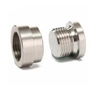 Sensore Particolato PM Elettrolitico Lambda O2 Sensore Ossigeno Nichel Dado Connettore Placcato M18 1.5 Tappo Adattatore Spacer Extender Metallo Saldato Bullone NOx(1piece)