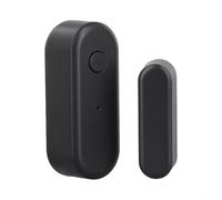Sensore per porta Tuya per Zigbee compatibile con gateway per il monitoraggio dello stato in tempo reale e l'automazione domestica intelligente (nero)