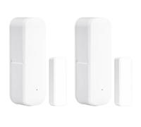 Sensore per porta WiFi, 2 pezzi, contatto con finestra, Smart Home, sensore di contatto intelligente per finestra per Tuya APP/Zigbee, sicurezza domestica e automazione intelligente domestica
