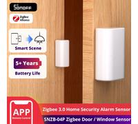 Sensore per Porte e Finestre SONOFF SNZB04PR1 Zigbee, Allarme di Sicurezza Domestica, Compatibile con Alexa, Google Home e Smartthings