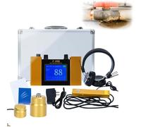 Sensore Perdite D'acqua Per Tubazioni Sotterranee, Rilevatore Professionale Con 4 Livelli Frequenza, Cuffie Per Riduzione Rumore, Display LCD Per Individuare Perdite