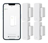 Sensore porta WiFi, Tuya Smart Door Window Sensor, sensore finestra allarme in tempo reale compatibile con Alexa Google Assistant, sensore di contatto aperto porta di sicurezza domestica (4)