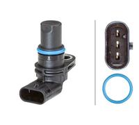 HELLA 6PU 013 122-191 Sensore, Posizione albero a camme, 3a... poli, avvitato, con guarnizioni