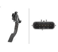 Sensore, posizione del pedale dell'acceleratore HELLA 6PV 009 505-701