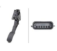 Sensore, posizione del pedale dell'acceleratore per MASTER III Autobus 2.3 2011-