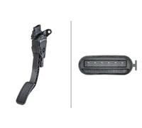 HELLA 6PV 009 517-701 Sensore, Posizionamento pedale acceleratore - per guida a Sx/Dx - 6a... poli - Cambio manuale