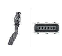 Sensore, posizione pedale acceleratore HELLA 6PV 009 765-711