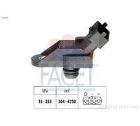 Sensore Pressione Aria Aggiustaggio Altimetrico Facet 10.3014 per Opel Vauxhall