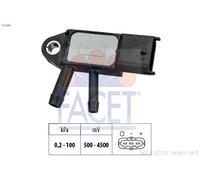 Sensore pressione aria 10.3291 FACET per NISSAN OPEL FIAT MERCEDES-BENZ RENAULT