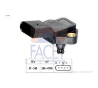 Sensore Pressione Aria Aggiustaggio Altimetrico Facet 10.3075 per Audi Dodge VW