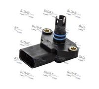 Sensore Pressione Collettore D'aspirazione Sidat 84.207 per Audi Seat Skoda VW