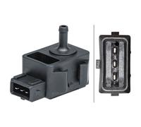 Sensore Pressione di Carica 3-polig HELLA Sensorik-Expertise Adatto A per Audi