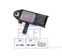 Sensore pressione gas di scarico 10.3273 FACET per FIAT SAAB ALFA ROMEO OPEL