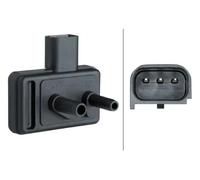 HELLA 6PP 009 409-431 Sensore, Pressione gas scarico