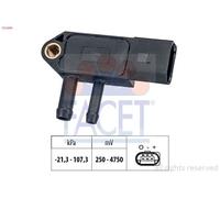 Sensore, Pressione gas scarico FACET 10.3266