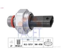 FACET 25.0007 Sensore, Pressione gas scarico