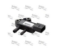 Sensore Pressione Gas Scarico Sidat 84.3006 per Opel Chevrolet General Motors