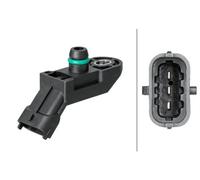 HELLA 6PP 009 400-111 Sensore, Pressione alimentazione