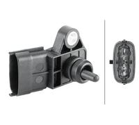 HELLA 6PP 358 152-311 Sensore, Pressione alimentazione