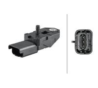 Sensore pressione sovralimentazione (MAP sensor) 6PP 358 152-341 HELLA per FORD