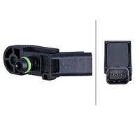 HELLA Sensore pressione collettore d'aspirazione (MAP) 6PP 358 152-671 3 poli avvitato