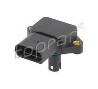 Sensore pressione sovralimentazione (MAP sensor) Forma a D 111 418 TOPRAN per VW