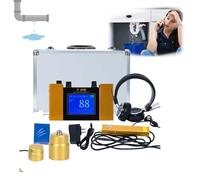 Sensore Professionale Perdite Acqua, Rilevatore Geofonico Con Display LCD, 4 Livelli Frequenza, Auricolari Inclusi, Per Individuare Perdite In Tubazioni Sotterranee