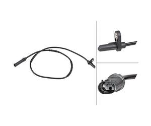 Sensore Raddrehzahl A.B.S. Attivo per u.a. BMW i8, Nero 850 mm