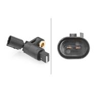 Sensore Raddrehzahl Induttivo 2 poli HELLA per u.a. VW GOLF