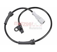 Sensore Raddrehzahl Originale METZGER 09001255 Per Renault