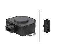 HELLA 6PX 008 476-341 Sensore, Regolazione valvola farfalla, 12V, 3a... poli