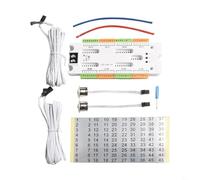 Sensore scala a 32 canali, regolatore della luce della scala con regolazione della velocità del pulsante di tocco per tensione DC12V/DC24V per la scala del corridoio della camera da letto