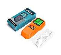 Sensore scanner elettrico da parete 7 in 1 con display LCD Rilevatore di montanti ad alta precisione for cavi CA, metallici, travetti in legno, tubi(Orange)