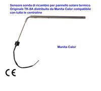 Sensore sonda di ricambio per pannello solare termico con centralina tk-8a acqua