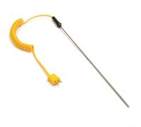 Sensore sonda termocoppia tipo K da -50 °C a 1200 °C, connettore miniaturizzato per termocoppia portatile da utilizzare con termometro digitale tipo K (300 mm)
