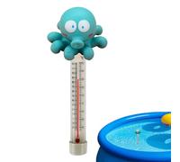 Sensore Temperatura Acqua - Indicatore Temperatura Con Animali E Cordino | Accessorio per Piscina Termometro Galleggiante per Acqua per Spa Casa Esterno Nuoto Famiglia
