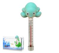 Sensore Temperatura Acqua,Indicatore Temperatura Con Animali E Cordino - Accessorio per Piscina Termometro Galleggiante per Acqua per Spa Casa Esterno Nuoto Famiglia