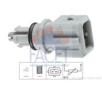Sensore temperatura aria aspirata 10.4012 FACET per RENAULT CLIO III