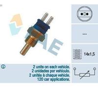 Sensore, temperatura del liquido di raffreddamento FAE 32580 CLK (C208) 2 1997-2