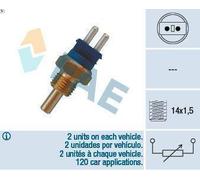 Sensore, temperatura del liquido di raffreddamento FAE 32580 per CLK 2 1997-2002