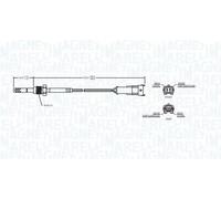 Sensore temperatura gas di scarico 172000159010 MAGNETI MARELLI per FIAT