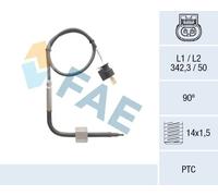 Sensore temperatura gas di scarico 68004 FAE per MERCEDES-BENZ